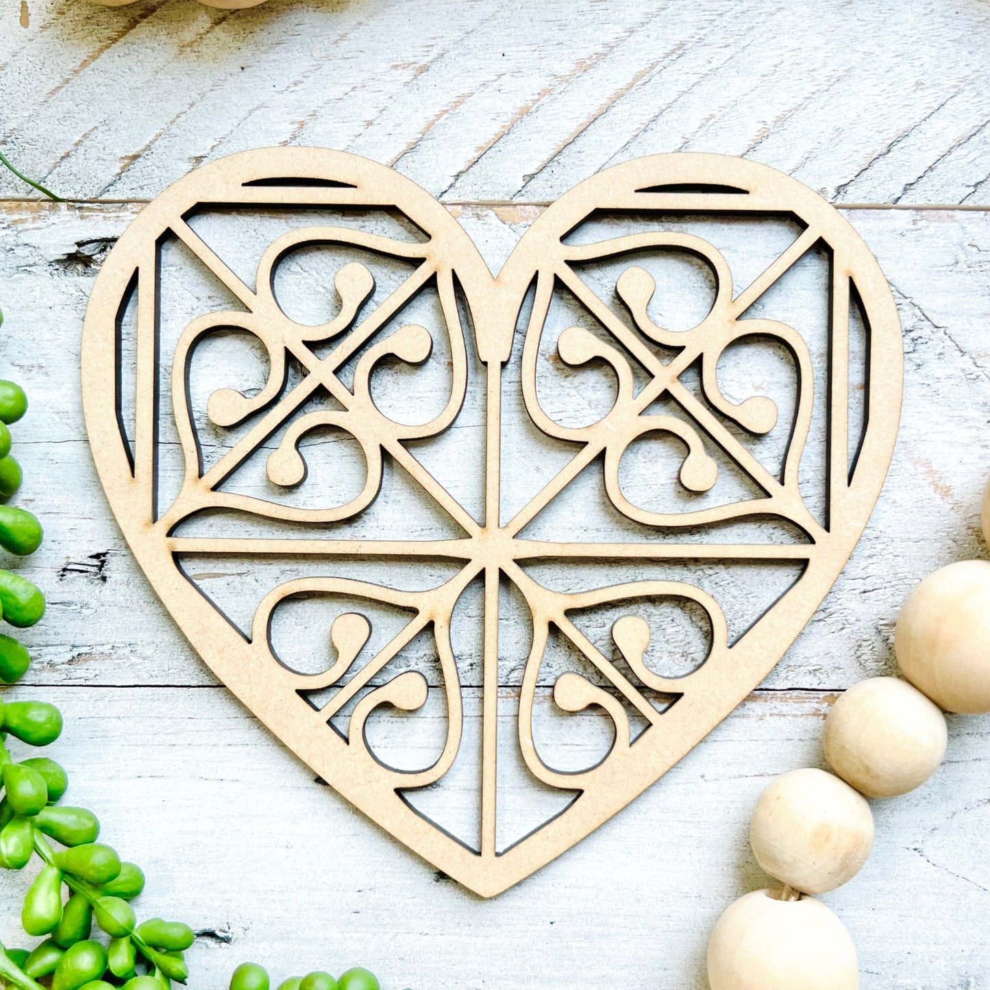 Large Celtic Heart | Valentine Heart | Irish Heart  | Valentine Crafts | Wood Heart Cutout | 1 layer or 2 Layer