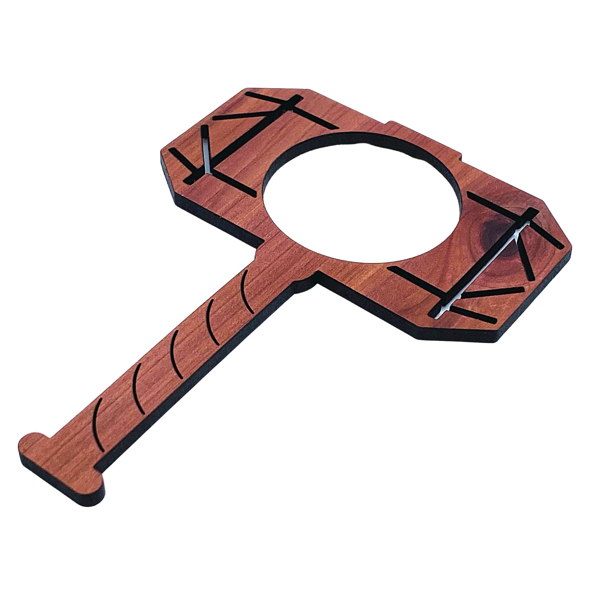 Glowforge Button Design Decor | Thor's Hammer | Outline SVG Files | Cut Files | Vector Files | Glowforge | Laser Cutting | Digital Download